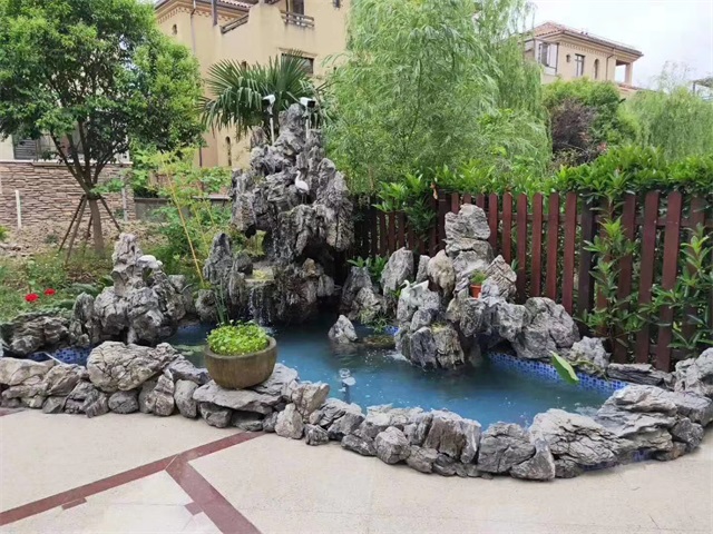 霞山别墅庭院景观设计图片